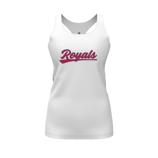 [FT0TRBWH-FYS-LOGO2] Decker Racerback Tank Top (Female Youth S, White, Logo 2)