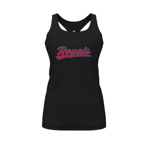 [FT0TRBBK-FYS-LOGO2] Decker Racerback Tank Top (Female Youth S, Black, Logo 2)
