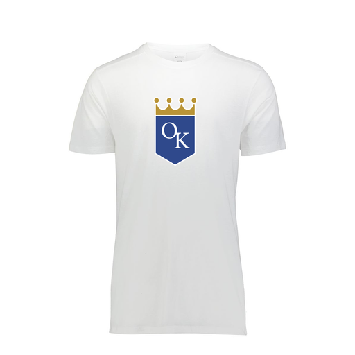 [FTSCUBWH-AS-LOGO3] Decker Men's Tri-Blend T-Shirt - Short Sleeve (Adult S, White, Logo 3)