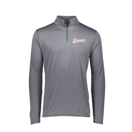 [FTLQFLGY-FAXS-LOGO1] Decker Women's Flex-Lite 1/4 Zip Shirt (Female Adult XS, Gray, Logo 1)