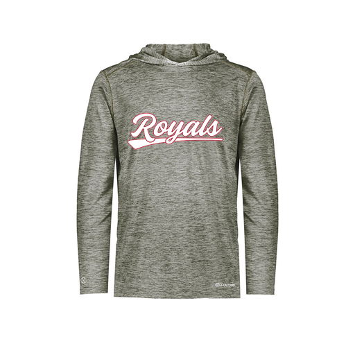 [FOLHCGGY-AS-LOGO1] Decker Men's Charge Hoodie (Adult S, Gray, Logo 1)