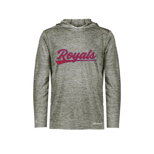 [FOLHCGGY-AS-LOGO2] Decker Men's Charge Hoodie (Adult S, Gray, Logo 2)