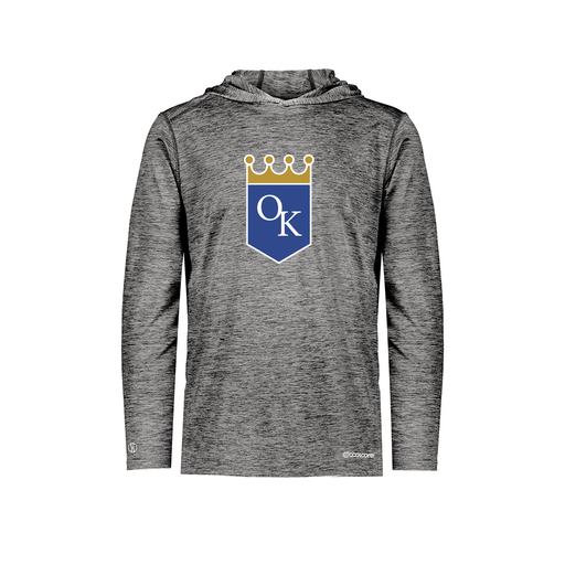 [FOLHCGBK-YS-LOGO3] Decker Youth Charge Hoodie (Youth S, Black, Logo 3)