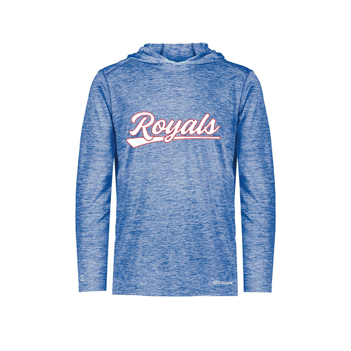 [FOLHCGRY-YS-LOGO1] Decker Youth Charge Hoodie (Youth S, Royal, Logo 1)