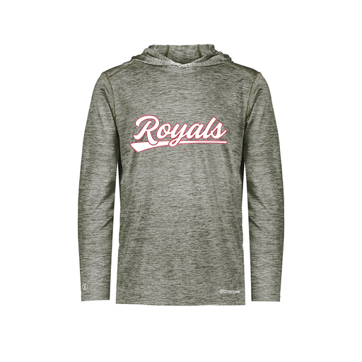 [FOLHCGGY-YS-LOGO1] Decker Youth Charge Hoodie (Youth S, Gray, Logo 1)