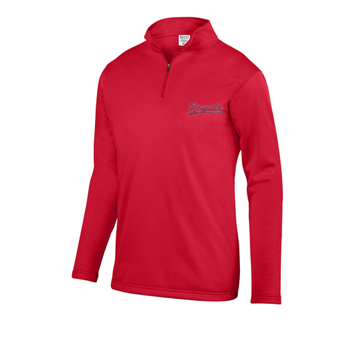 [5508.040.S-LOGO2] Youth FlexFleece 1/4 Zip (Youth S, Red, Logo 2)